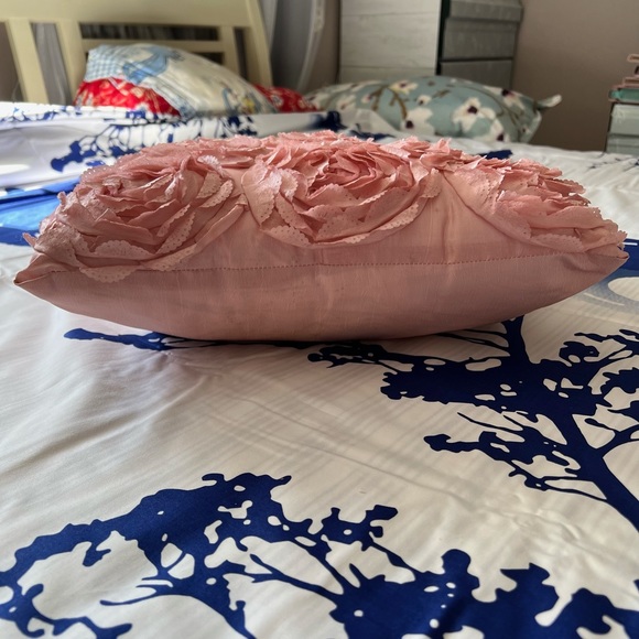 Pink Rose Throw Pillow - Picture 9 of 14